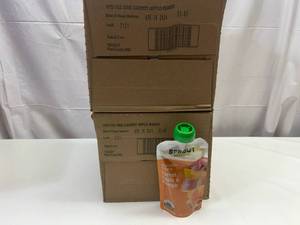 JJ. 24x 3.5oz Pouches Sprout Organics Carrot,Apple & Mango