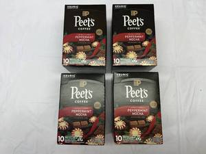 4x 10ct Peets Peppermint Mocha K-cups-82024