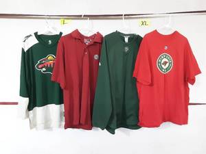 lot 38 image: 4 MN Wild Shirts Size L-XL