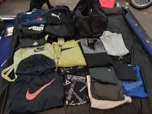 lot 46 image: Sports Bags and Apparel Nike, Reebok, Adidas, Puma Size M