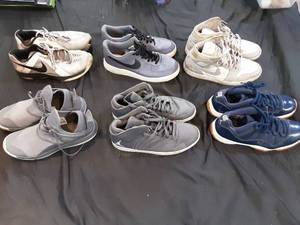 lot 54 image: 6 Pairs Mens Shoes Size 10-11 Nike, Air Jordan