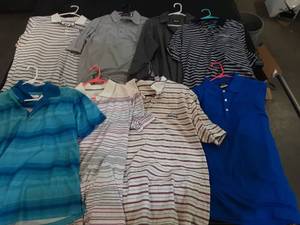 lot 65 image: 7 Golf Shirts, Nike, Orange Lake, Royal Palm C.C., Monterey, Ashworth