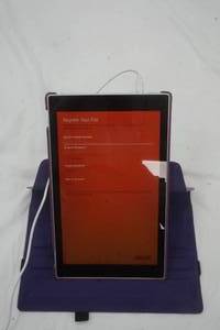 lot 99 image: Amazon Fire Tablet Purple Case (Working Condition)