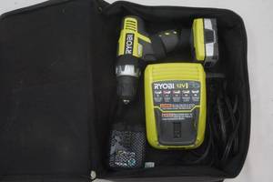 lot 111 image: Royal 12 Volt Cordless Drill, Two Batteries and a Charger
