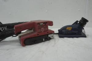 lot 134 image: Skil Belt Sander, Drill Bit Doctor 350X