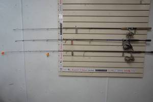 lot 237 image: Three Fishing Rods and Reels