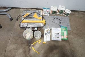 lot 259 image: Tile Cutter, Tile, Cleaner, Sealer, Finish, Light Bulbs and more