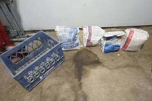lot 261 image: Used Tile Materials, Versa Patch, White Skim Coat, and Grout