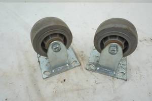 lot 295 image: Two Castor Wheels