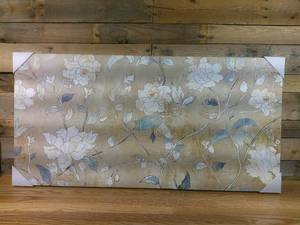 lot 31 image: 47 12 x 23 34 Floral Pattern Canvas Printed Painting