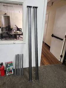 lot 266 image: (2) 6 RackShelf Beams, (4) 2 Cross Bars
