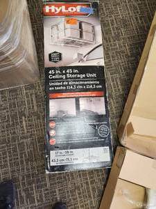 lot 292 image: Hyloft Storage Solutions 250-lbs Ceiling Storage Unit (New)