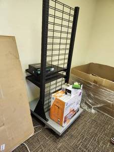 lot 295 image: Rolling Display Rack