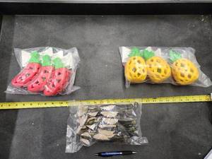 lot 242 image: Steel Dog - Chili Pepper Slow Treaters 3-pack, Pineapple Slow Treater 3-pack, Yellow Perch 3-pack