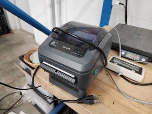 lot 254 image: Zebra ZP450 Thermal Label Maker