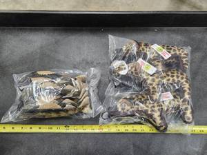 lot 202 image: Steel Dog Dog Toys - Ruffin Chew Toy Hyena 3-pack, Stuffless Yellow Perch 6-pack