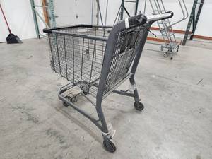 lot 13 image: Metal Shopping Cart