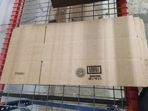 lot 24A image: Lot of (22) Cardboard Box Flats 20x10x4