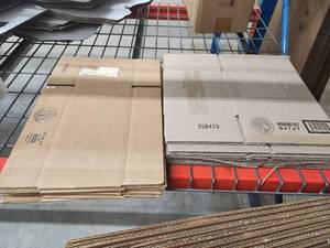 lot 31 image: Lot of (13) Cardboard Box Flats