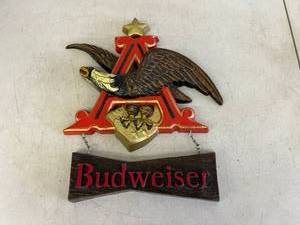 lot 4 image: Budweiser Sign