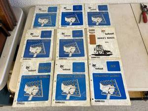 lot 83 image: Bobcat Operators Manuals
