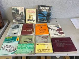 lot 94 image: Automotive Books, Service Manuals & Owners Manuals