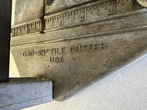 lot 96 image: Tile Cutters
