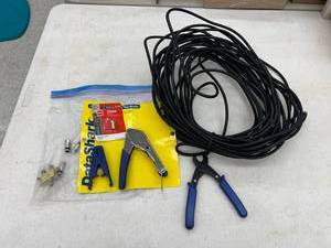 lot 135 image: Coax Cable & Tools