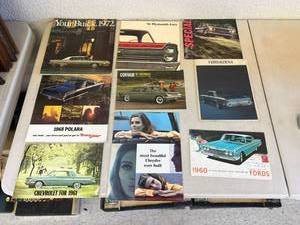 lot 10 image: Vintage Auto Brochures