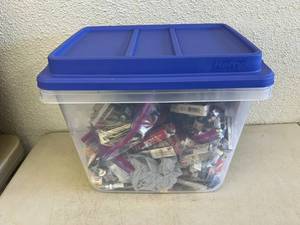 lot 45 image: Tote of Spark Plugs
