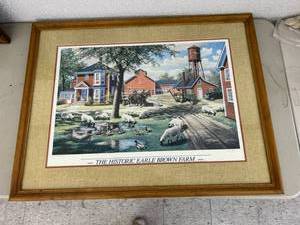 lot 280 image: Ken Zylla Artist Proof The Historic Earle Brown Farm 29 x 38