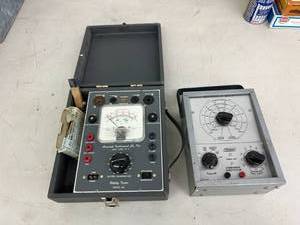 lot 241 image: Utility Tester Model 161 & Mercury Model 500 Component Substitutor