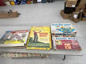 lot 281 image: Vintage Board Games - Arnold Palmers Inside Golf, Mouse Trap