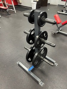 lot 45 image: Weightlifting Plate Weight Tree.