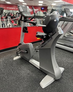 lot 58 image: Matrix Hybrid Upright and Recumbent Exercise Bike Model MX-H5X. Approx Dimensions 57.8 L x 25.7 W x 61.7 L