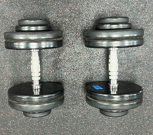 lot 51 image: (2) GPI Dumbbells 50 LBS