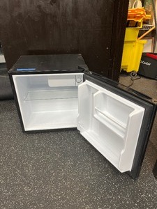 lot 129 image: Criterion Mini Refrigerator with small freezer compartment,,  18 x 19 x 19