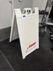 lot 132 image: Sandwich Board Display 2-sided sign.
