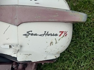 Two Vintage Outboard Motors for Decoration or Parts