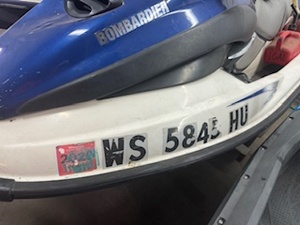 Halted - Please contact affiliate - 2003 Ski Doo Gtx Jet ski and 2 place trailer