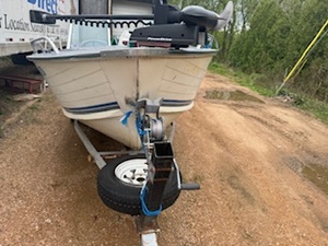 1985 Blue Fin Fishing Boat and Trailer