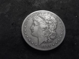 1884 S Morgan Silver Dollar