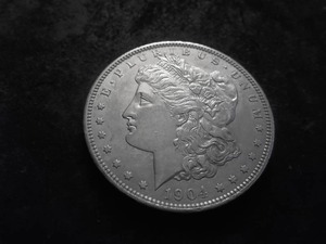 1904 O Morgan Silver Dollar