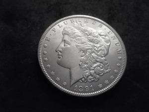 1891 Morgan Silver Dollar