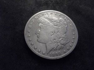 1892 S Morgan Silver Dollar