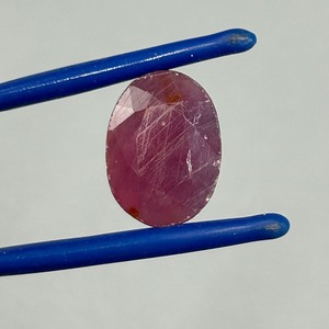 lot 14 image: 6.05 Carat Natural Ruby Faceted Oval Cut