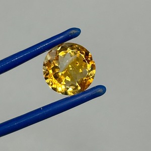 lot 16 image: 4.09 Carat Citrine Faceted Round Cut
