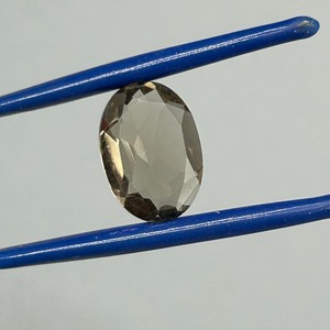 lot 21 image: 3.82 Carat Smoky Quartz Faceted Oval Cut