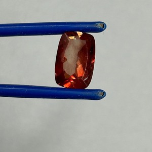 lot 22A image: 2.88 Carat Red Labradorite Faceted Rectangular Cushion Cut