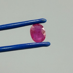 lot 50 image: 2.19 Carat Ruby Faceted Oval Cut